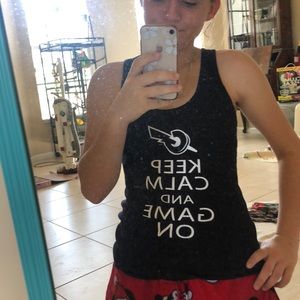 Keep Calm and Game On Tank Top